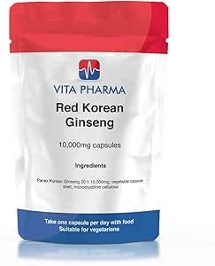 VITA PHARMA Red Korean Ginseng 10,000mg 240 Capsules