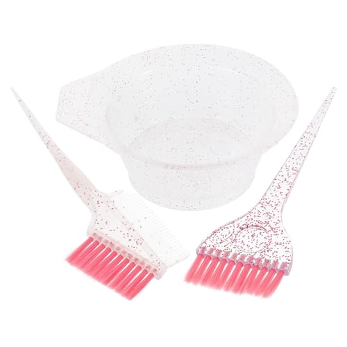 Healifty Bol y Pincel para Teñir Cabello Cuenco Mezclador Grueso con Escala para Tintes y Cremas Kit Reutilizable para Salón y Uso Personal Herramienta Duradera y Fácil de Limpiar