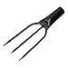 Neroyaner Fishing Spear Fishing Fork 3 Tooth Spring Steel Harpoon Fishing Tip Fishing Gig for Fishing Black