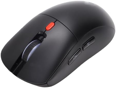 Dpofirs AI Wireless Voice Control Mouse with Real Time Translation OCR Screenshot Search, Bluetooth 5.0 2.4GHz Rechargeable Voice Recorder Mouse for PC Laptop (Black)