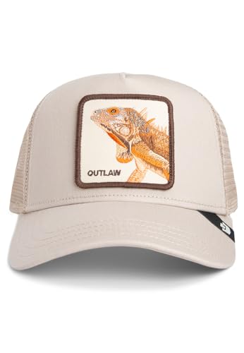 Goorin Bros. Gorra de camionero Outlaw Lizard Biscuit Taupe, talla: talla única