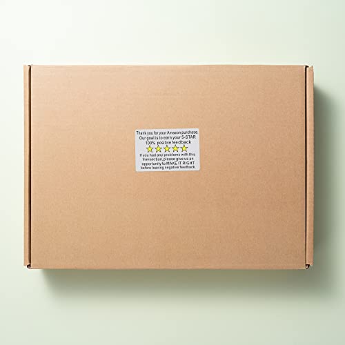 Hybsk 2"X3" Amazon Thank You For Your Purchase Feedback Stickers Amazon Shipping Supplies Labels Adhesive Label 200 Per Roll (Amazon) #TOP3
