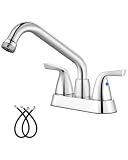 Aolemi Utility Laundry Sink Faucet,3/4' NPT Threaded End,Polish Chrome