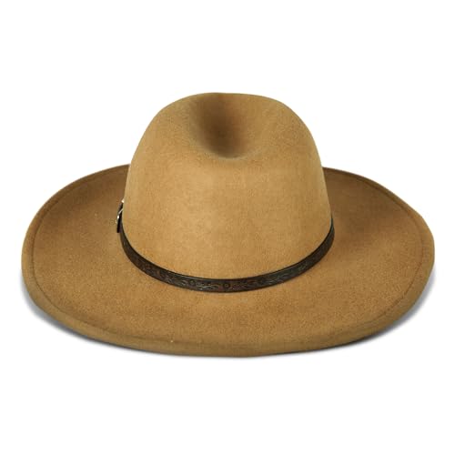 Image of Lucky Brand Womens Ranger Hat | Wide Brim | Felt | Rancher | Americana | Western Inspired | Classic | Fashion | Cowboy