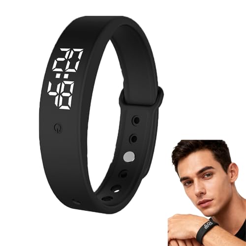 Vibrating Alarm Clock Watch for Heavy Sleepers, Silent Vibration Wake-Up Wristband for Deep Sleepers