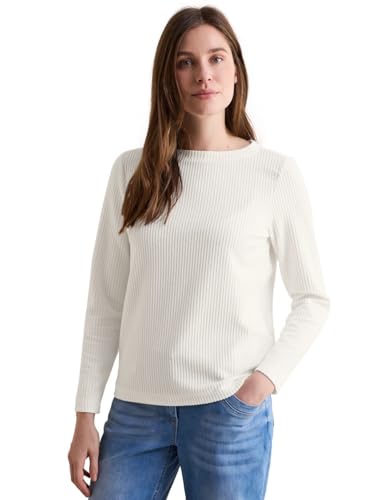T-Shirt Femme Cecil B322381 en maille Ottoman Shiny premium