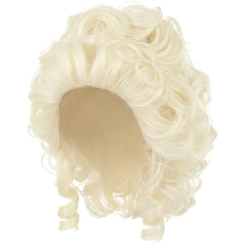 Perruques bouclées avec bonnet romain pour un déguisement baroque d'époque - 2
