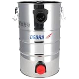 Dedra DED6615 – odkurzacz bezworkowy 1600 W do pracy na sucho/mokro z otrząsaczem filtra, pojemność 30 L, siła ssąca 21 kPa, gniazdo do elektronarzędzi, teleskopowa rura metalowa