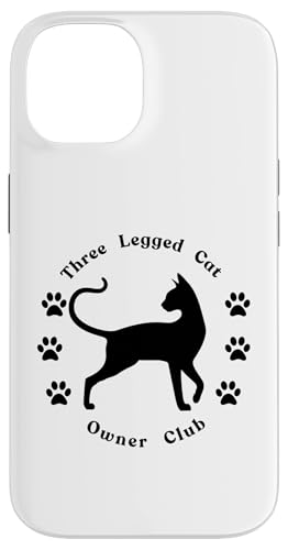 Three Legged Cat Owner Tripod Club Case for iPhone 14