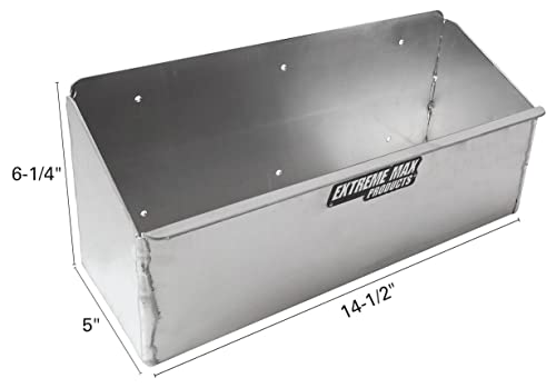 Extreme Max 5001.6105 Aluminium-Sprühflaschenregal für geschlossene Anhänger, Geschäft, Garage, Aufbewahrung – für Vier 1 Quart (900 ml) Sprühflaschen