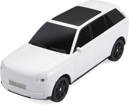 Black Portable Wireless Bluetooth Car Speaker | Compact & Powerful Bluetooth Speaker for On-The-Go Audio (RANGROVER, White)