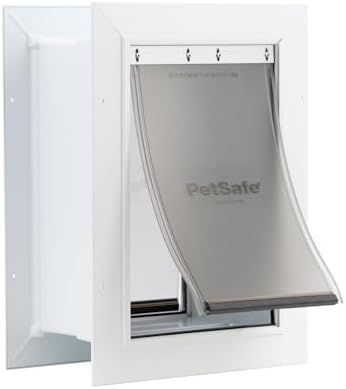 PetSafe Wall Entry Pet Door, Telescoping, Dogs up to 40 lb, Mediu...