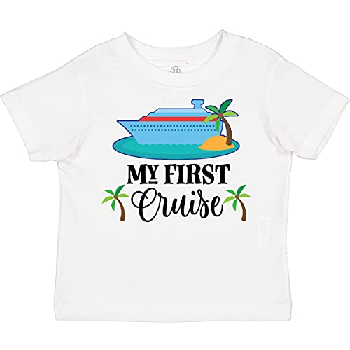 inktastic My 1st Cruise Vacation Trip Toddler T-Shirt 2T 0020 White 2e6f3
