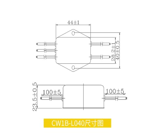 Filtre de puissance CW1B-3A-L 040 isolation électrique premium de type purification