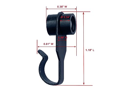 Steel Metal Slide Curtain Track Hooks with Wheels for Gazebo Curtains/Mosquito Net Screen/Rails and Tracks of Gazebo - Quantity of 36 - by APEX GARDEN - Used condition - Image 2