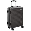 Amazon Basics Trolley met harde schaal, 55 cm cabinegrootte Hardside Luggage ABS, zwart