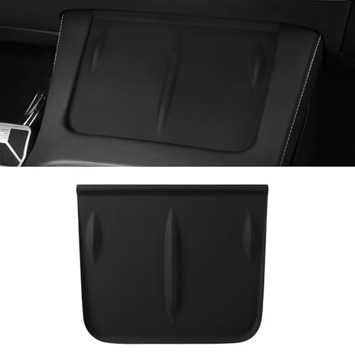 BASENOR Tesla Model Y Model 3 Center Console Wireless Charger Mat Anti-Slip Silicone Mat Wireless Charging Phone Pad for Tesla Interior Accessories