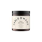 Fable & Mane Shine Hair Mask, Boosts Shine, Tames Frizz and Enhances Colour with Black Tea. 3-Minute, Chai-scented, Hair Gloss Treatment