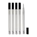 SM SunniMix 5 Pcs en Plastique Transparent Remplissable Vide Stylo de Peinture Shell Recharge Tube Blanc 0.7mm Étudiants Artistes Marqueur pour Dessin