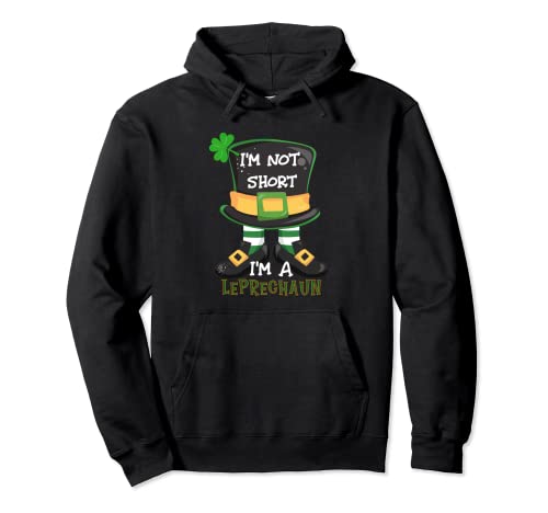 Funny Leprechaun Camiseta Shamrock Saint Pattys Paddys Day Sudadera con Capucha