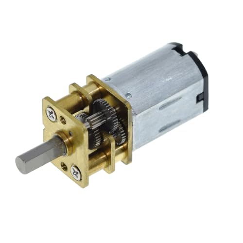 Hailege 2pcs N20 (6V 500RPM) Getriebemotor GA12-N20 DC 3V / 6V12V N20 Untersetzungsmotor Mini-Verzögerung Getriebemotor Mikromotor für Robort Smart Car mit mehreren Drehzahlen optional