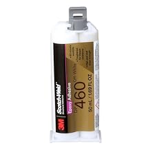 3M Scotch-Weld Epoxy Adhesive DP460, Off-White, 50 mL Duo-Pak, 1 Each, Provides strong durable bond, 60 minute work life