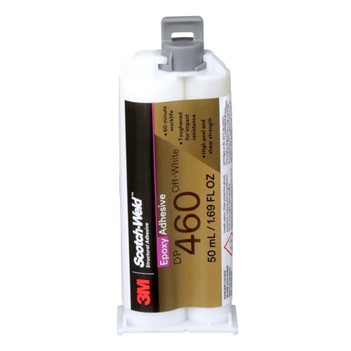 3M Scotch-Weld Epoxy Adhesive DP460, Off-White, 50 mL Duo-Pak, 1 Each, Provides strong durable bond, 60 minute work life - image 1
