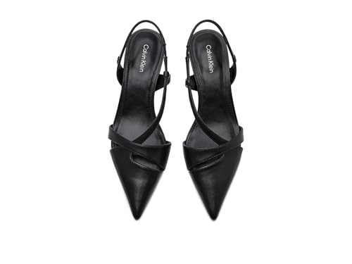 Calvin Klein Womens Arlanna Black Leather 6.5 Medium by Calvin Klein - Used condition - Image 2