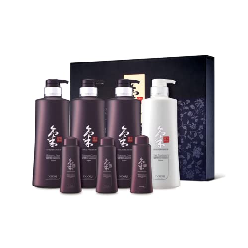 Daeng Gi Meo Ri- Ki Gold Premium Special Hair Care 4pcs Set [Shampoo x3, Treatment x 1], Effectively Moisture to Dry and Rough Hair, No Artificial Color - Thumbnail 3