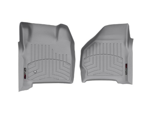 WeatherTech Custom Fit FloorLiners for Ford Excursion, Super Duty, Super Duty - 1st Row (460021), Grey