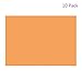 DMiotech 10Pcs Correction Gel Light Filter Overlay Transparent Plastic PVC Sheets Matte Orange for Photo，Film,Video