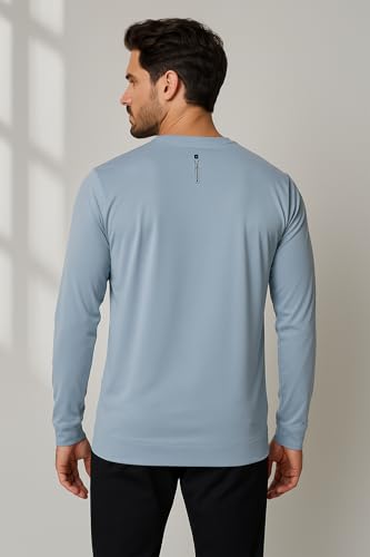 Image of Men's Crew Neck T-Shirt | Premium Polyester Fabric | Breathable, Lightweight, Stylish Activewear for Gym, Training & Casual Wear