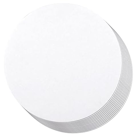 Cake Boards - 12-Piece Round Cardboard Base Cover
