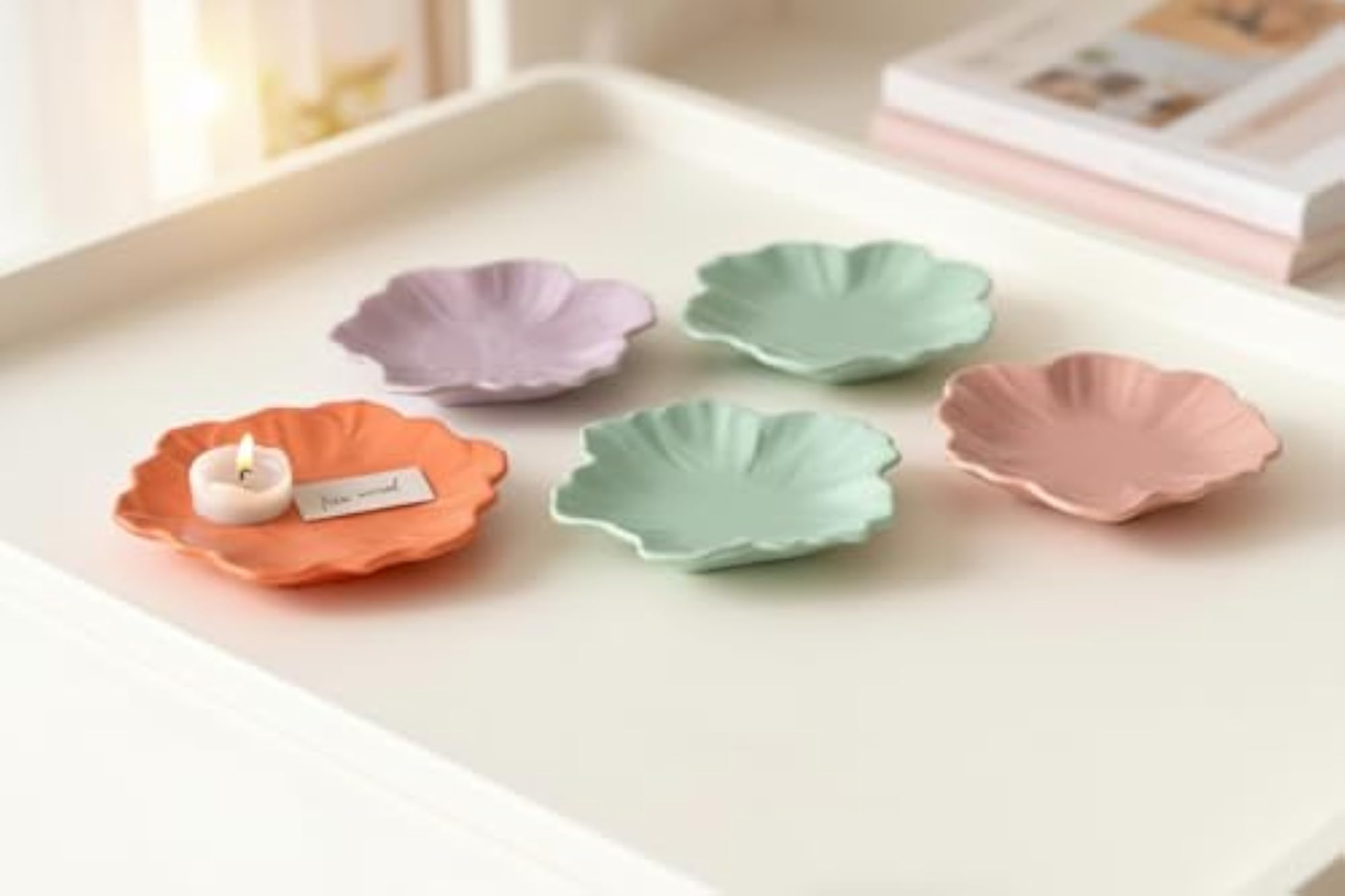 Petal Wave Dish Mold Silicone, Flexible Craft Mold