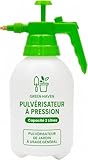 Green Haven Pulvérisateur à Pompe de 2 litres - Pulvérisateur à Pompe avec Sangle de Transport réglable - Pulvérisateur Haute Pression pour désherbant, pesticides, fongicides et Nettoyage