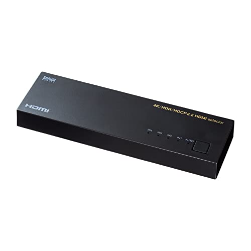 Amazon | サンワサプライ 4K・HDR・HDCP2.2対応HDMI切替器（4