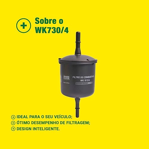 MANN-FILTER Original, Filtro Blindado do Combustível, WK730/4 para VW
