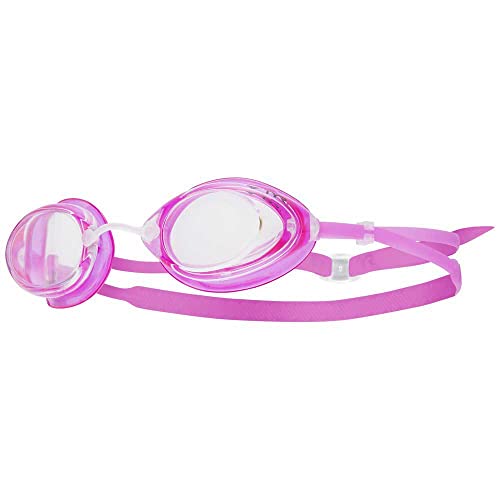 TYR Tracer Junior Racing Goggle (Clear/Pink)