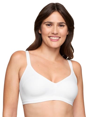 Image of Warner's Womens Blissful Benefits Women's Underarm-Smoothing with Seamless Stretch Wireless Lightly Lined Comfort Bra