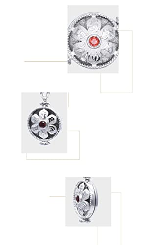 Liutian China Cc Kamei Jewelry Datang Six-Character Mantra Transfer Pendant Necklace #TOP5