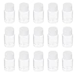 NUOBESTY 35pcs 30ml Pet Plastic Reagent Bottles with Lids, Sealing Sampling Storage Containers for Laboratory and Industrial Use