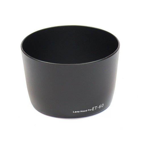 CELLONIC® Zonnekap ET-60 compatibel met Canon EF 90-300mm 4.5-5.6 USM, EF 75-300mm 4-5.6 II USM, 4-5.6 III USM, EF-S 55-250mm 4-5.6 IS II Lens Bescherming Lens Hood Zonkap Zonneklep