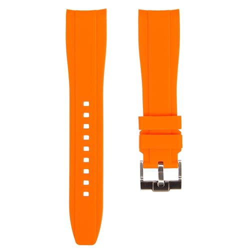 Strapseeker �J�[�u�G���h �\�t�g�V���R�� �X�|�[�c���o�[�E�H�b�`�o���h - Omega�X�E�H�b�`���[���E�H�b�`�A�I���K�X�s�[�h�}�X�^�[�A�����b�N�X�T�u�}���[�i�[�A�Z�C�R�[SKX�_�C�u�E�H�b�`�ɑΉ� - 18mm 19mm 20mm 21mm 2