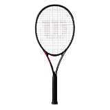 Wilson Clash 100L V3 Strung Adult Performance Tennis Racket - Grip Size 3-4 3/8', Strung with Sensation 16 Natural at Mid Range Tension
