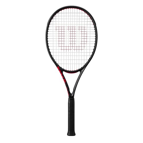 Wilson Raquete de tênis Clash 100L V3 Unstrung para desempenho adulto – Tamanho de aderência 9,5 cm
