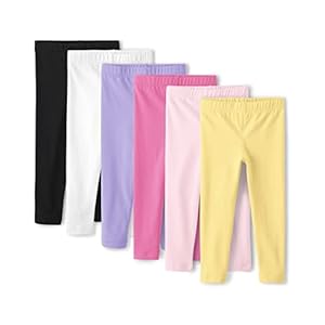 The Children’s Place Baby Girls and Toddler Assorted Solid Leggings, Multipacks
