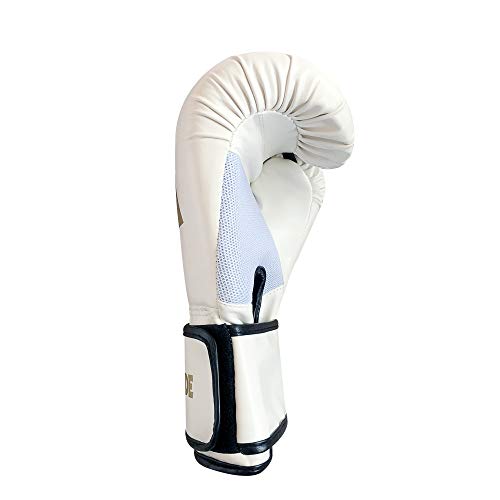 Boxing Gloves (6Oz, 8Oz, 10Oz, 12Oz, 14Oz, 16Oz) Punching Bag Mitts, Muay Thai, Kickboxing Fight Training Gloves By Kaiwende-Bx01 (Bj-White, 14 Oz) #TOP5
