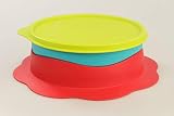 tupperware teller mikrowelle Original Tupperware TUPPERWARE Kinder Teller 500 ml limette blau rot Baby rutschfester KinderTeller