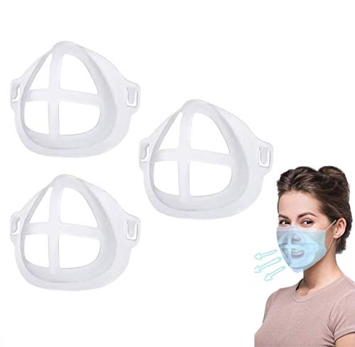 Bracket for Inner Support Frame 3D Bracket for Comfortable Wearing reusable support Holder Frame Nose Breathing Smoothly for Adults (Adults, 3 Pcs)
