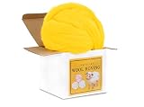 Wool Roving Bulk - 8.82oz Super Wool Chunky Yarn, Wool Roving Top for Needle Felting, Soft Felting W